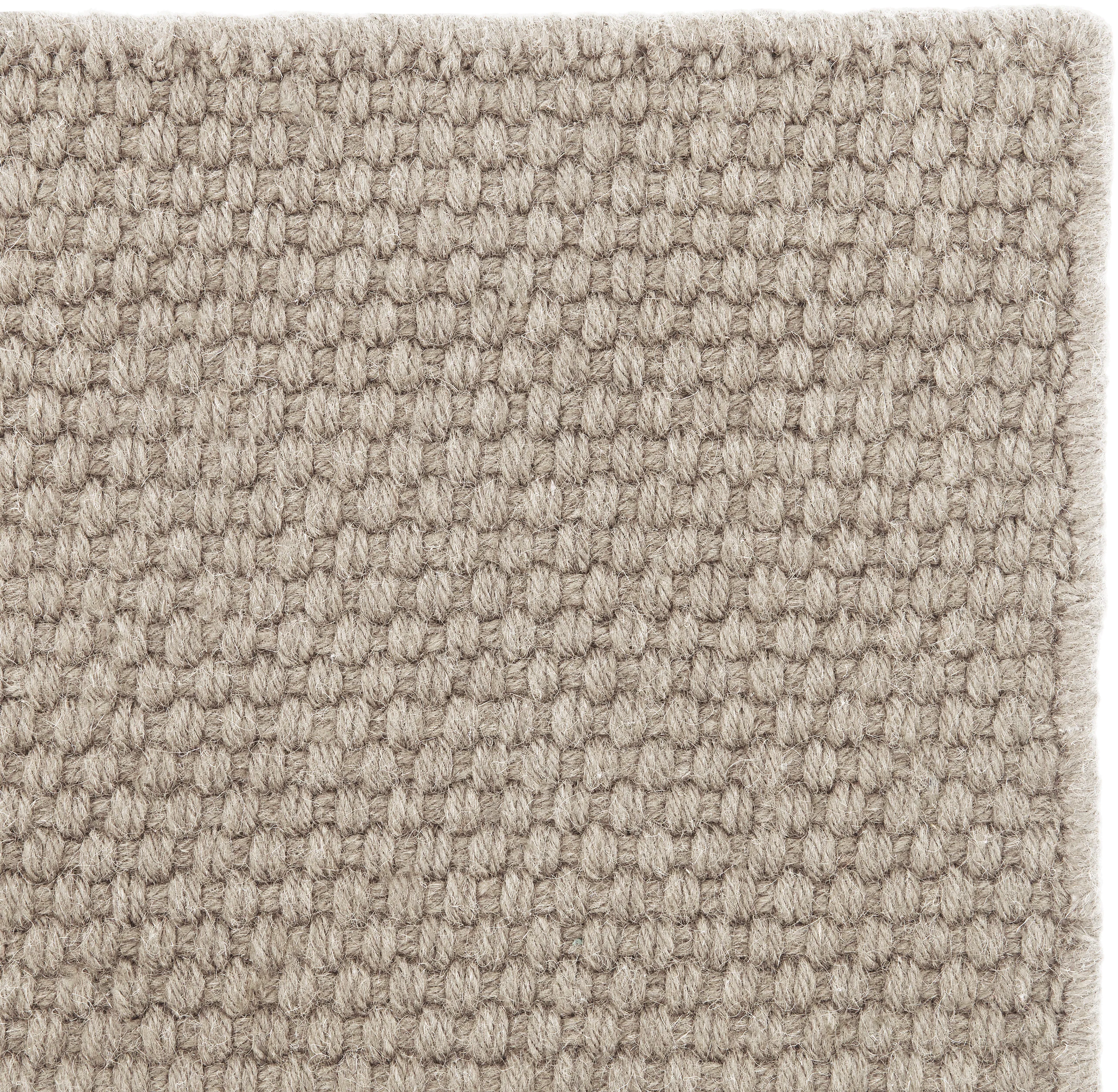BASKET WEAVE WOOL RUG